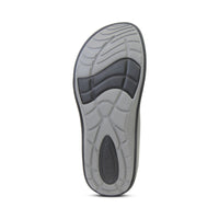 MEN'S AETREX MAUI ORTHOTIC FLIPS | BLACK