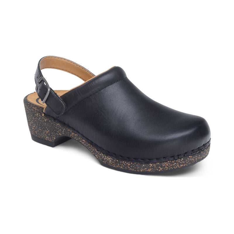 WOMEN'S AETREX BECKIE CORK CLOG | BLACK