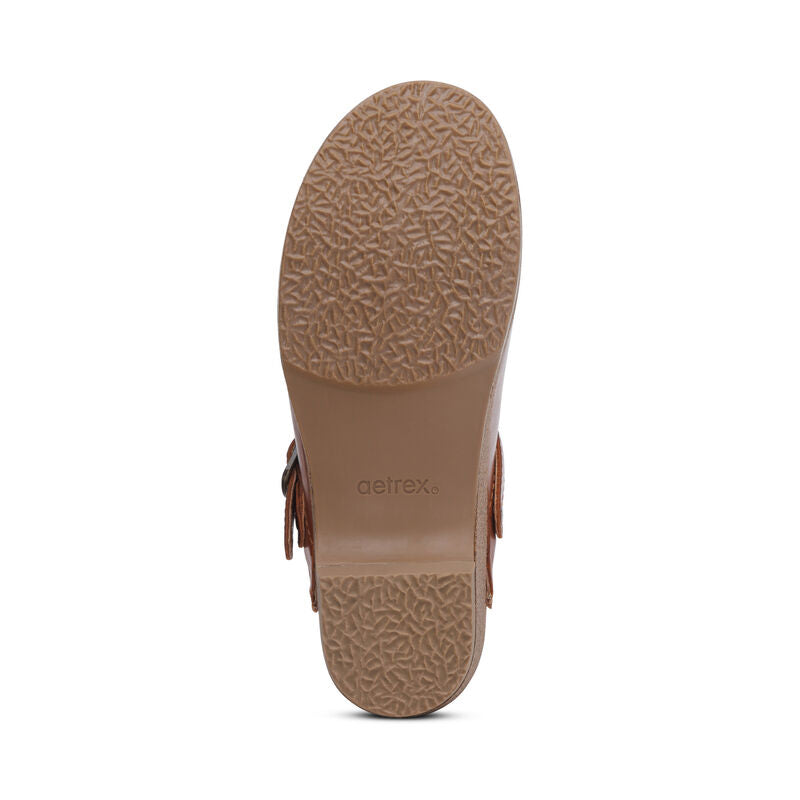 WOMEN'S AETREX BECKIE CORK CLOG | COGNAC
