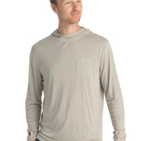 MEN'S FREE FLY BAMBOO LIGHTWEIGHT HOODIE | SANDSTONE