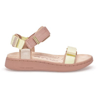 WOMEN'S WODEN LINE TRICOLOR SANDAL | TAUPE MULTI