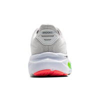 MEN'S BROOKS GHOST 17 | WHITE / PINK CLAY / GECKO