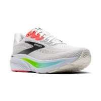 MEN'S BROOKS GHOST 17 | WHITE / PINK CLAY / GECKO