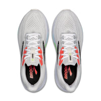 MEN'S BROOKS GHOST 17 | WHITE / PINK CLAY / GECKO
