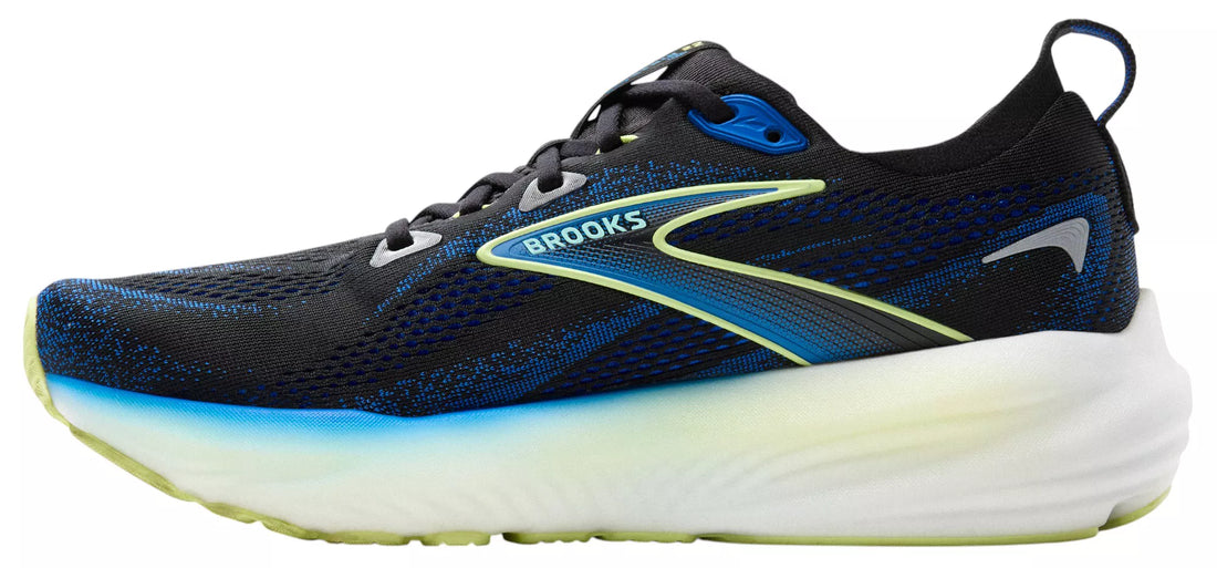 MEN'S BROOKS GLYCERIN 22 | BLACK / COBALT / NEO YELLOW