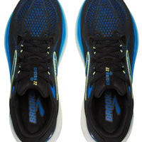 MEN'S BROOKS GLYCERIN 22 | BLACK / COBALT / NEO YELLOW