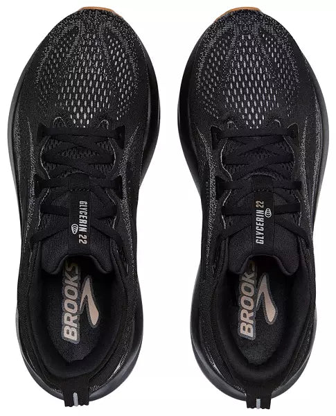MEN'S BROOKS GLYCERIN 22 | BLACK / PRIMER GRAY / BISCUIT