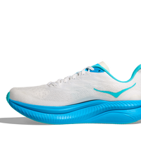 MEN'S HOKA MACH 6 | WHITE / SKYWARD BLUE