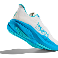 MEN'S HOKA MACH 6 | WHITE / SKYWARD BLUE