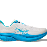 MEN'S HOKA MACH 6 | WHITE / SKYWARD BLUE