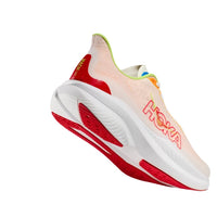 MEN'S HOKA MACH 6 | WHITE / SOLAR FLARE