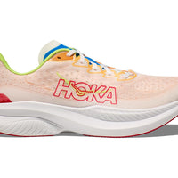 MEN'S HOKA MACH 6 | WHITE / SOLAR FLARE
