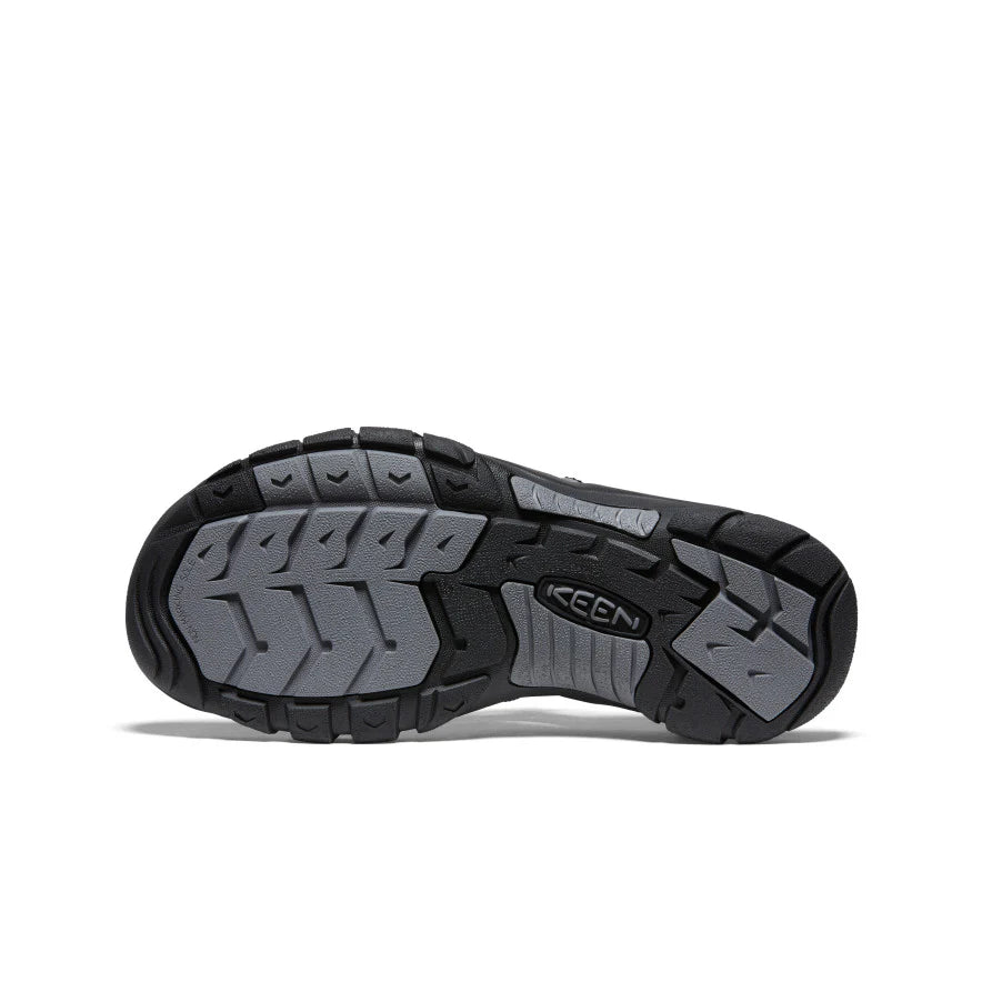MEN'S KEEN NEWPORT H2 SANDAL | BLACK / STEEL GREY