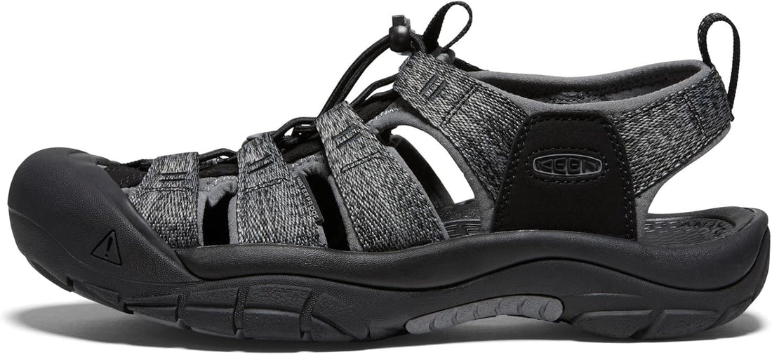 MEN'S KEEN NEWPORT H2 SANDAL | BLACK / STEEL GREY