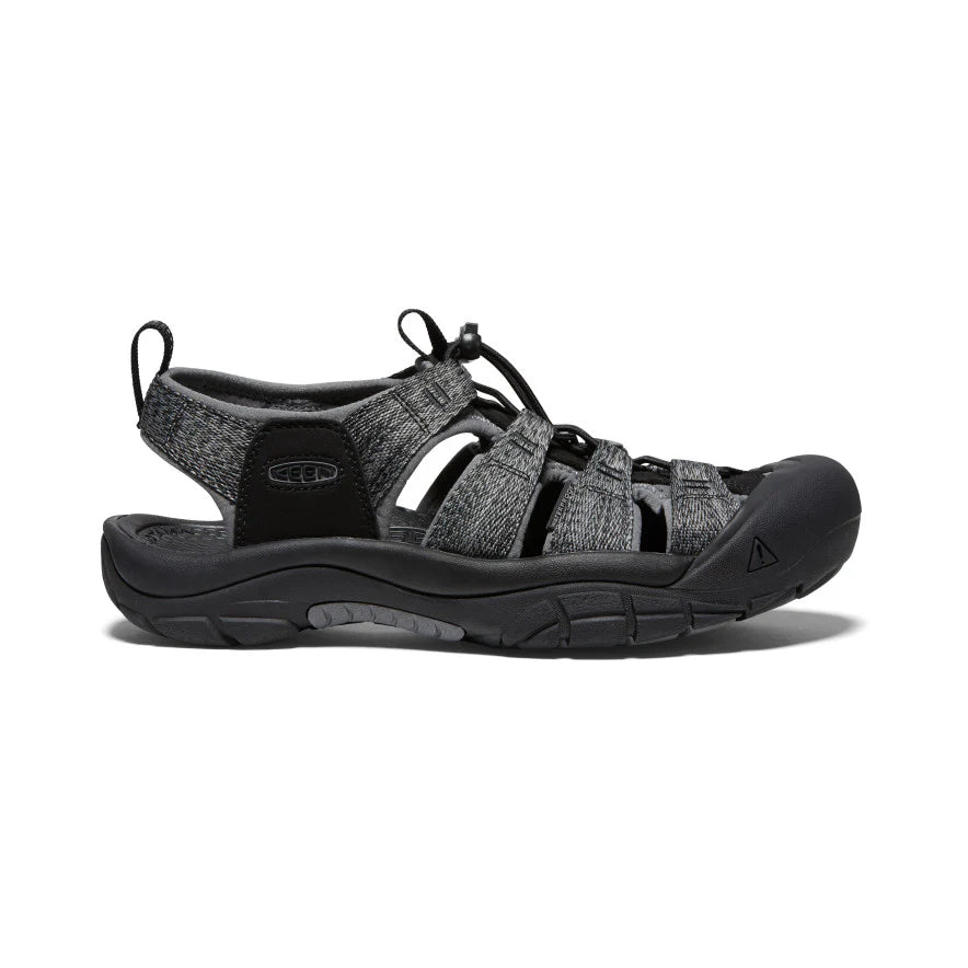 MEN'S KEEN NEWPORT H2 SANDAL | BLACK / STEEL GREY