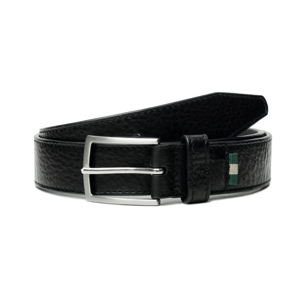 MEN'S MILWAUKEE BOOT CO. VOGEL DRESS BELT | BLACK