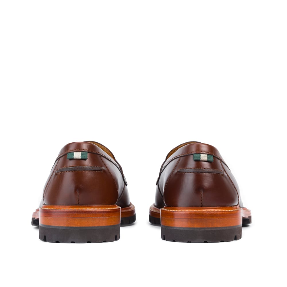 MEN'S MILWAUKEE BOOT CO. WILLEM MOC TOE LOAFER | BROWN
