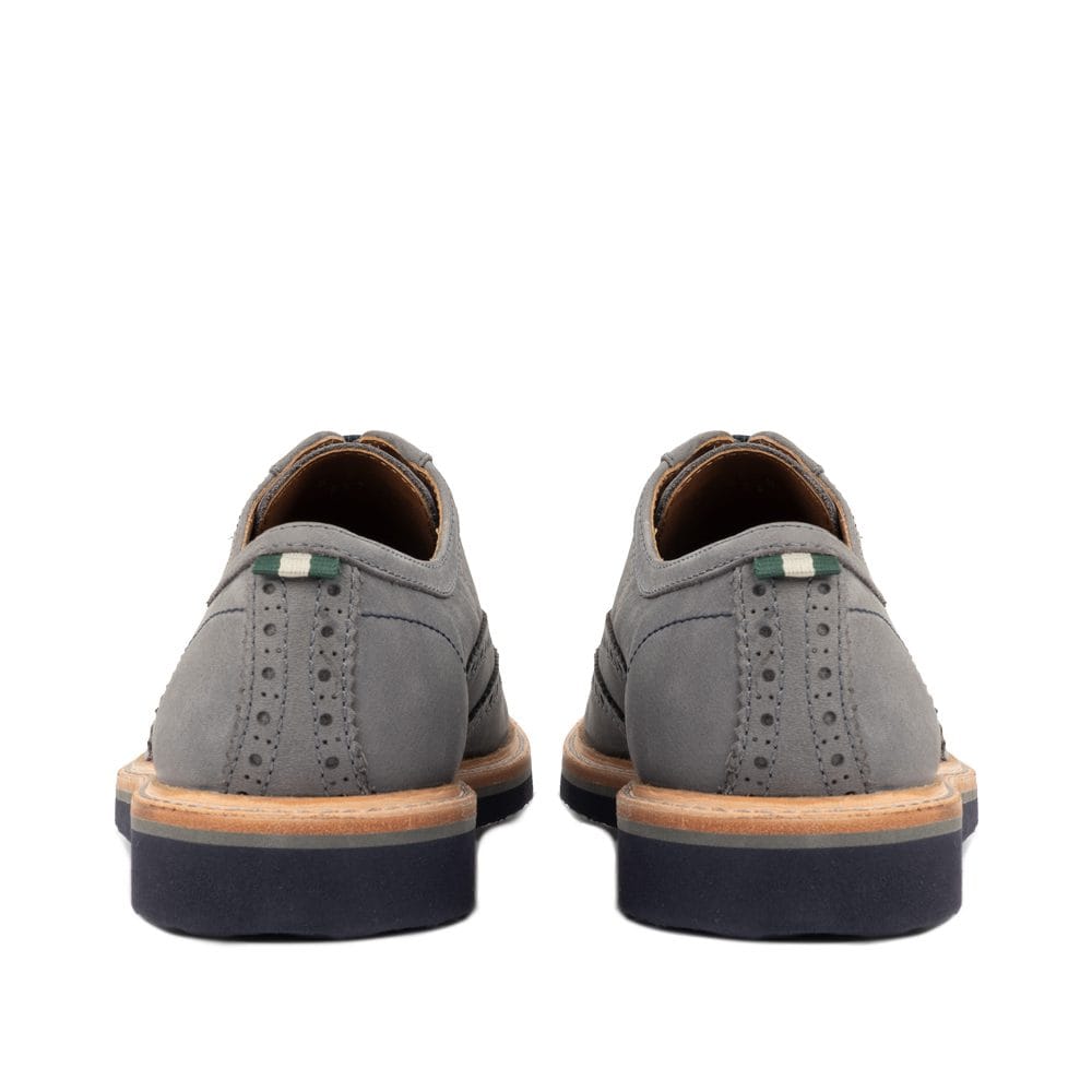 MEN'S MILWAUKEE BOOT CO. BRADLEY WINGTIP OXFORD | GRAY