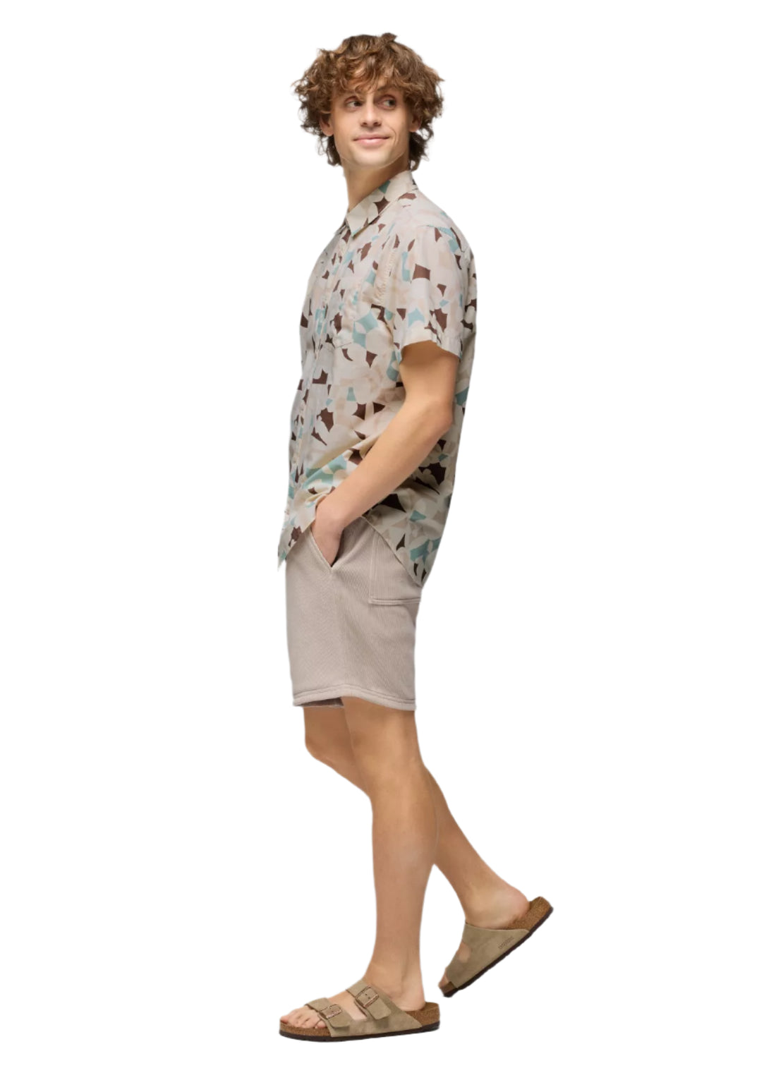 MEN'S PRANA STIMMERSEE SHIRT | ALMOND EDAMAME