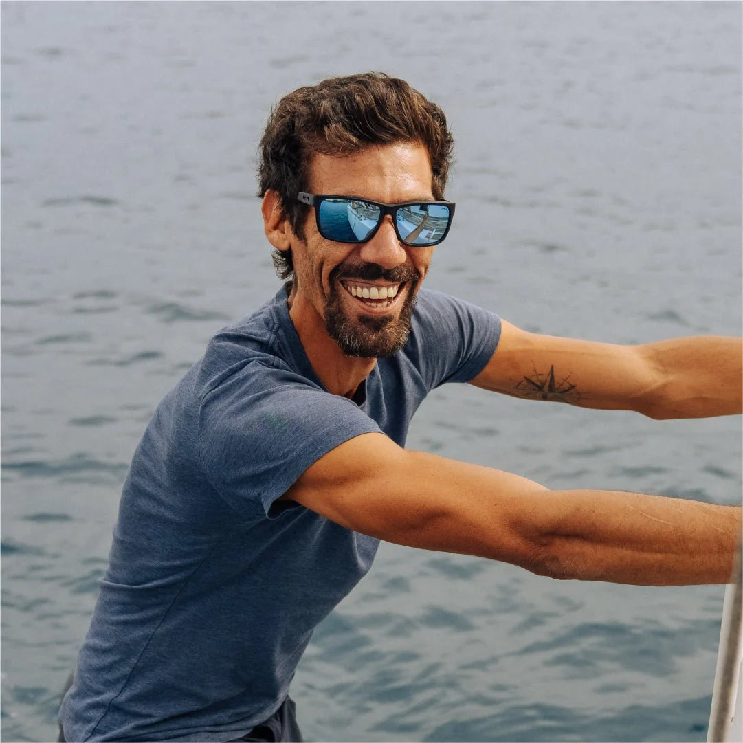 MEN'S REVO WINSTON | MATTE BLACK / BLUE WATER