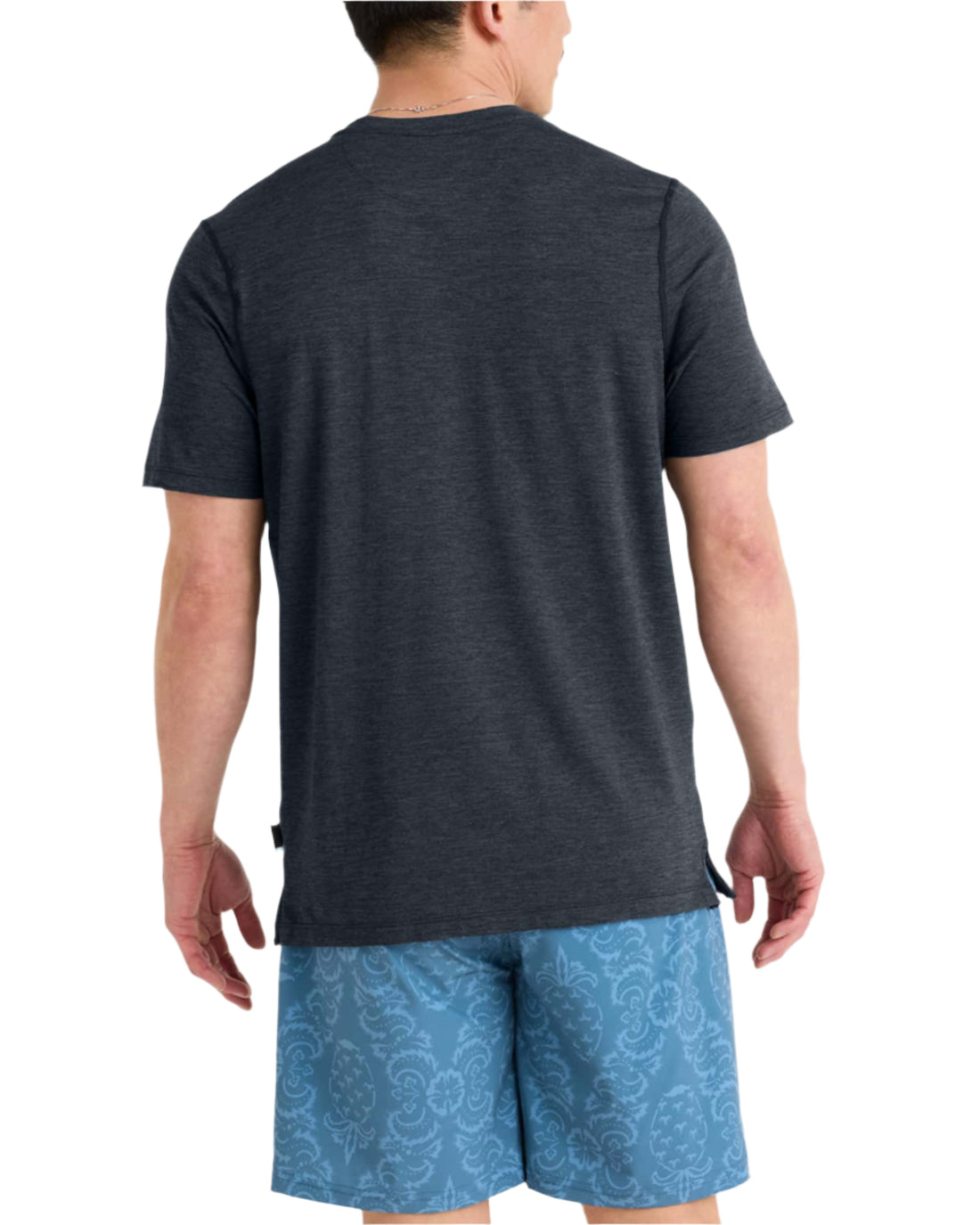 MEN'S SAXX DROPTEMP ® ALL DAY COOLING UPF PERFORMANCE TEE | TURBULENCE HEATHER
