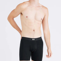 MEN'S SAXX VIBE XTRA SOFT COMFORT BOXER BRIEF 6" | BLACK