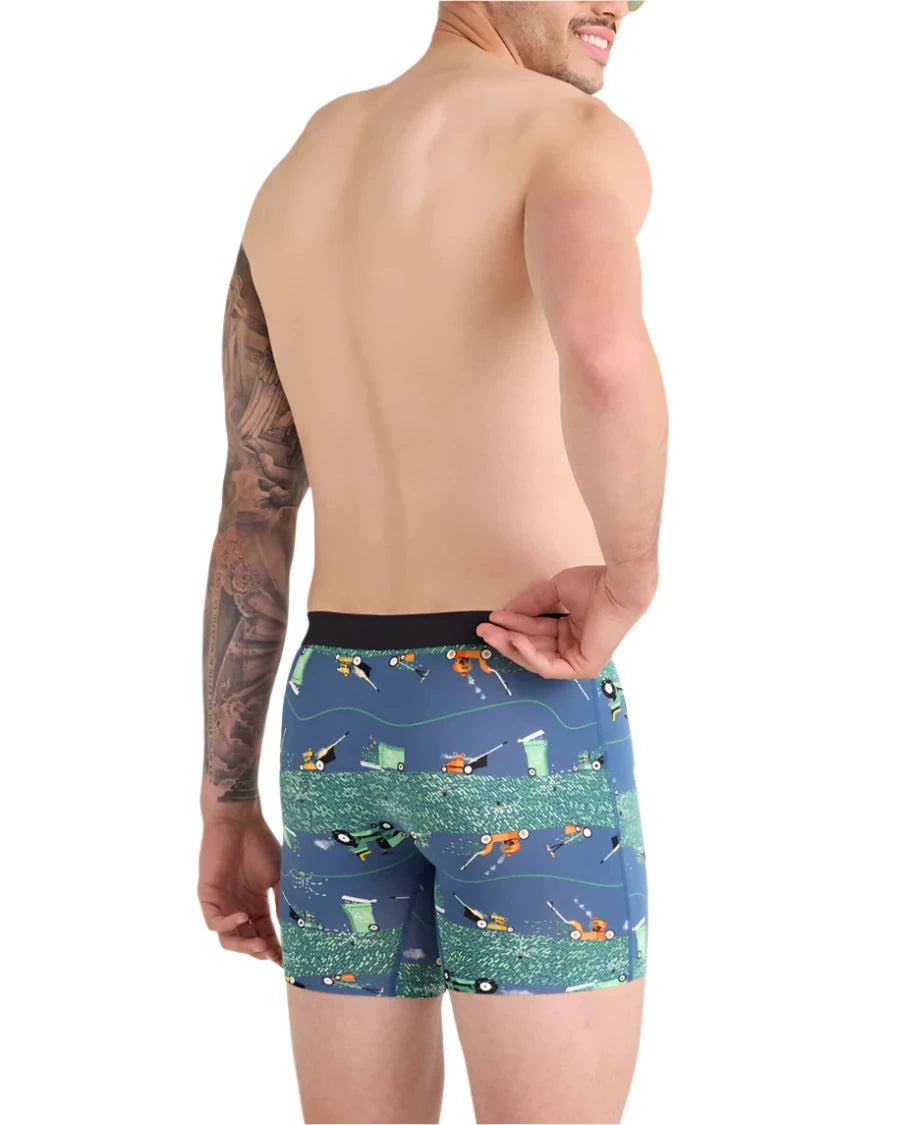 MEN'S SAXX VIBE XTRA SOFT COMFORT BOXER BRIEF 6" | BUZZCUT - DARK DENIM