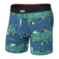 MEN'S SAXX VIBE XTRA SOFT COMFORT BOXER BRIEF 6" | BUZZCUT - DARK DENIM
