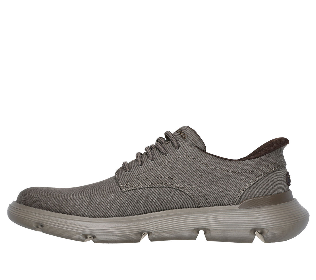 MEN'S SKECHERS SLIP-INS: GARZA - CLIVE | DARK TAUPE