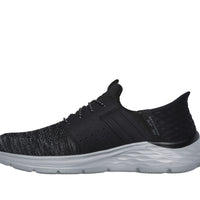 MEN'S SKECHERS SLIP-INS RELAXED FIT: GARNER - NEWICK | BLACK