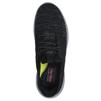 MEN'S SKECHERS SLIP-INS RELAXED FIT: GARNER - NEWICK | BLACK