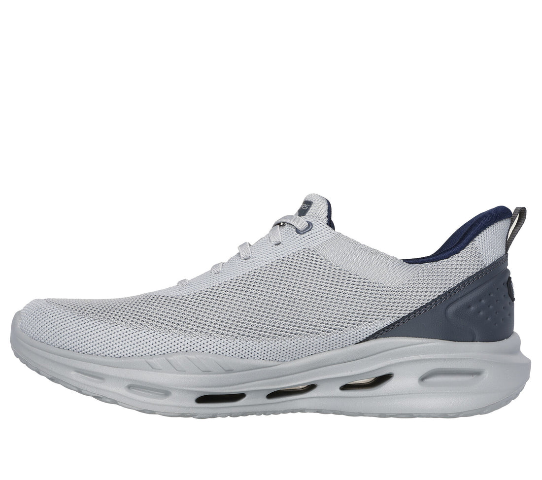MEN'S SKECHERS SLIP-INS RELAXED FIT: ARCH FIT ORVAN - KINCADE | LIGHT GRAY