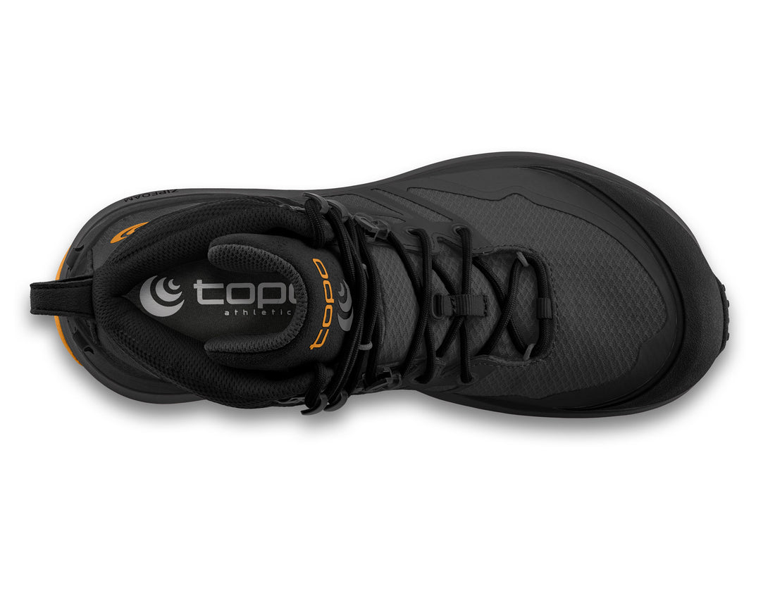 MEN'S TOPO TRAILVENTURE 2 WATERPROOF BOOT | CHARCOAL / ORANGE
