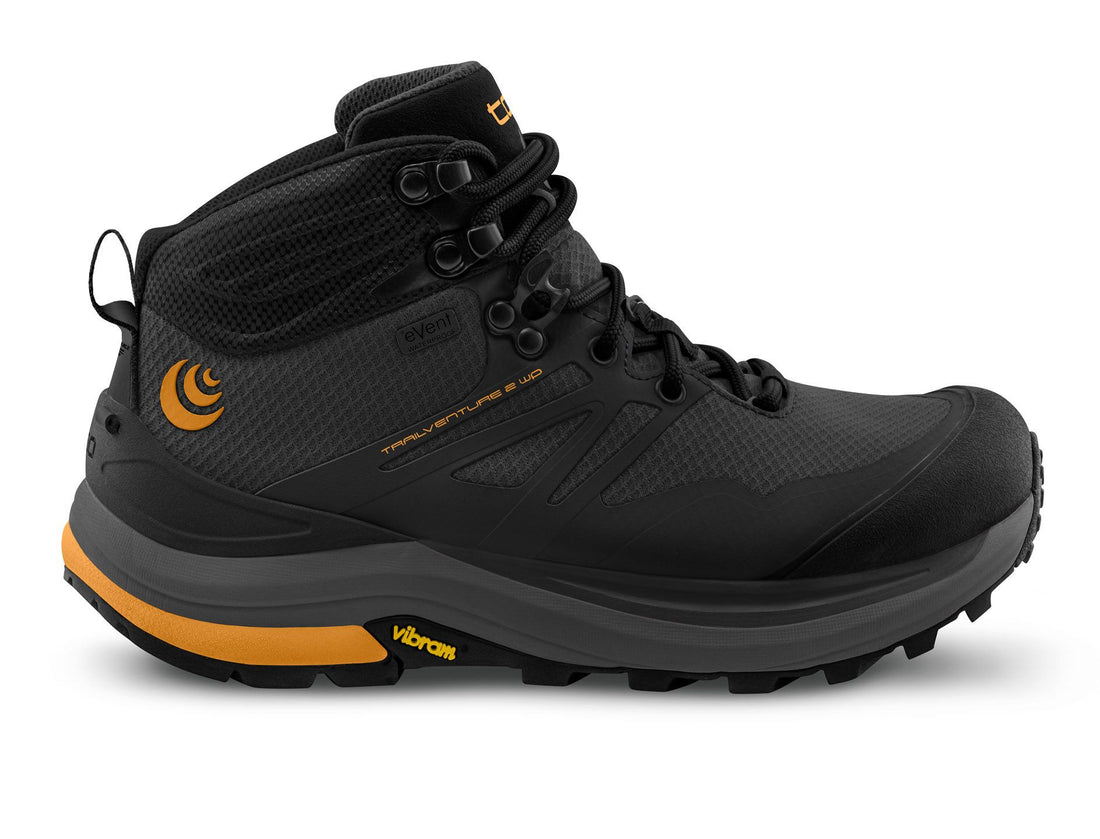 MEN'S TOPO TRAILVENTURE 2 WATERPROOF BOOT | CHARCOAL / ORANGE