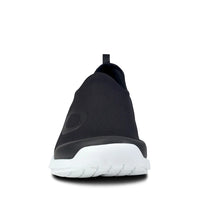 MENS OOFOS OOMG SPORT SLIP-ON RECOVERY SHOE | WHITE / BLACK