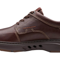 MEN'S CLARKS UN BRILEY LACE | MAHOGANY LEATHER