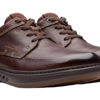 MEN'S CLARKS UN BRILEY LACE | MAHOGANY LEATHER