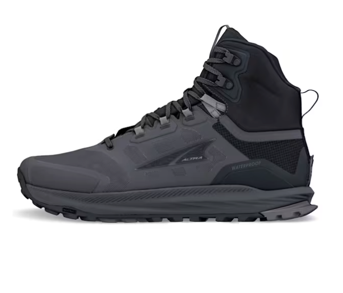 MEN'S ALTRA LONE PEAK 9 WATERPROOF MID | BLACK / GRAY