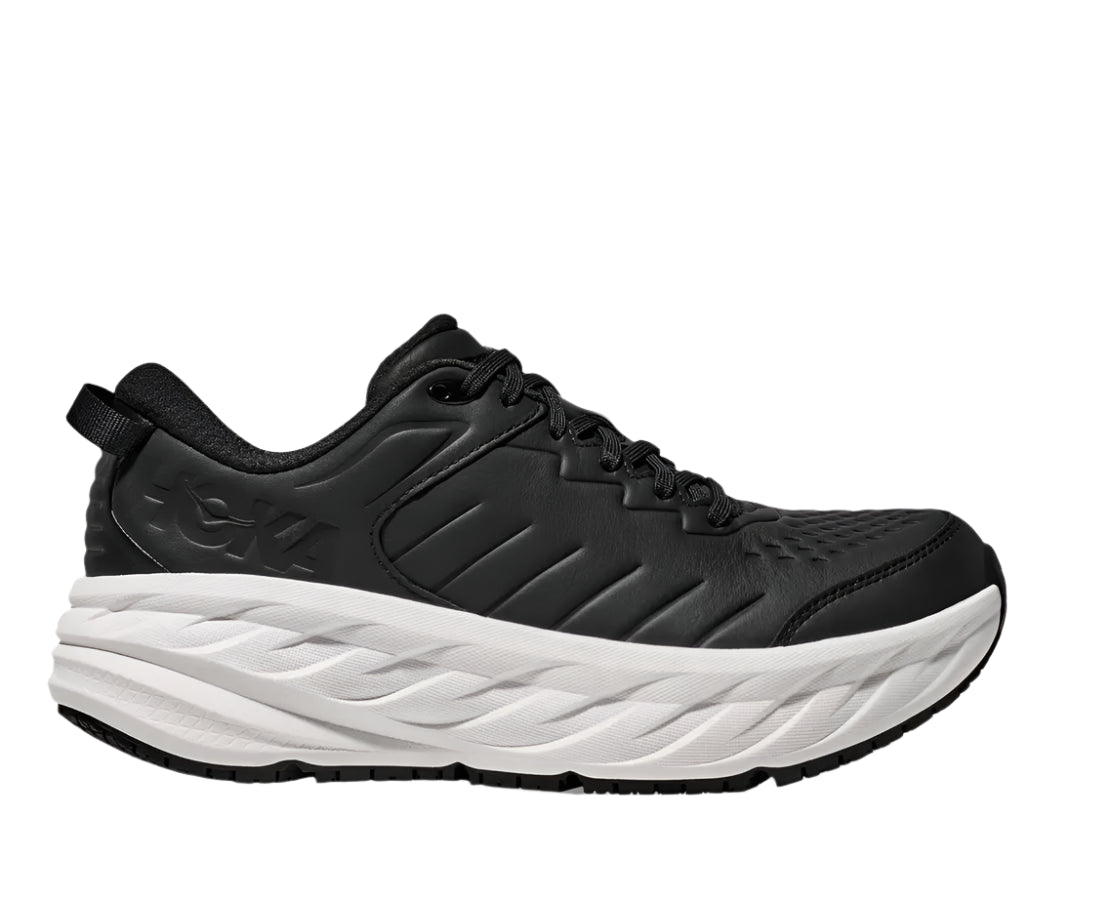 MEN'S HOKA BONDI SLIP RESISTANT | CARBON BLACK / WHITE – Randy's Shoes