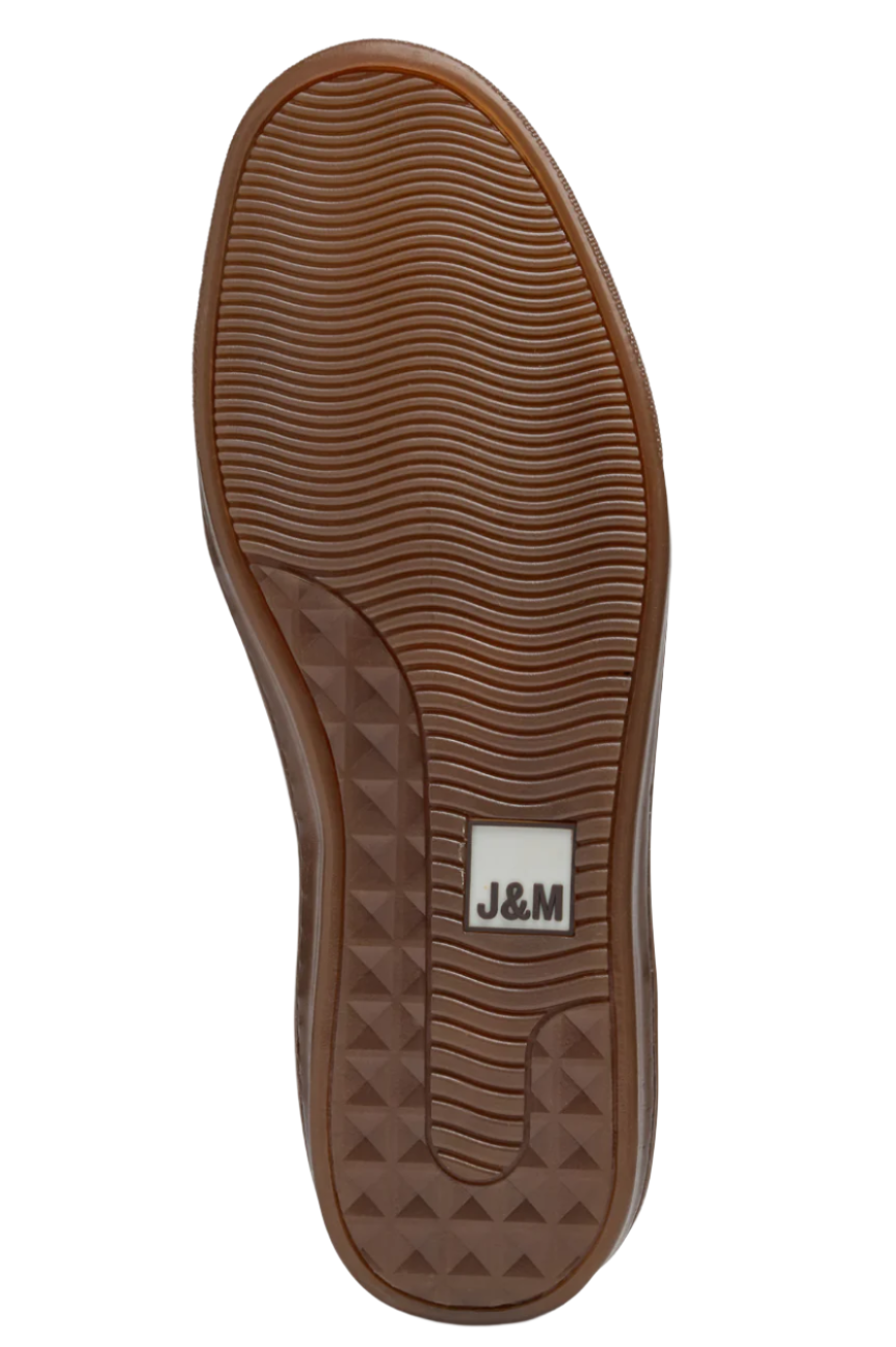 MEN'S JOHNSTON & MURPHY MCGUFFEY T-TOE | BLACK FULL GRAIN / SUEDE