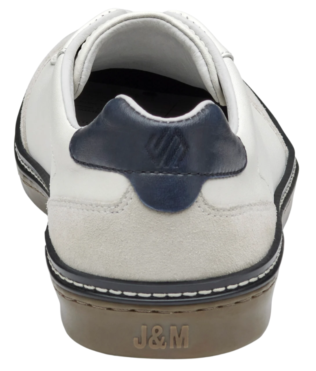 MEN'S JOHNSTON & MURPHY MCGUFFEY T-TOE | WHITE FULL GRAIN / SUEDE