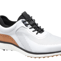 MEN'S JOHNSTON & MURPHY XC4 H1-LUXE HYBRID | WHITE WATERPROOF FULL GRAIN