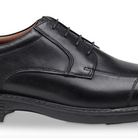 MEN'S JOHNSTON & MURPHY XC4 STANTON 2.0 RUNOFF LACE-UP | BLACK FULL GRAIN