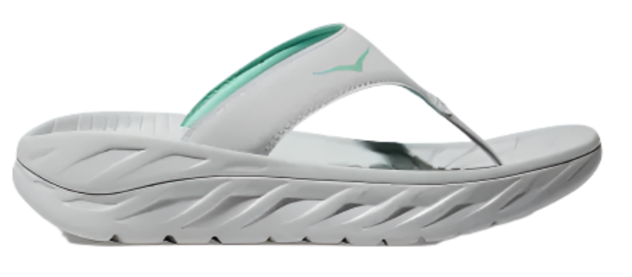 WOMEN'S HOKA ORA RECOVERY FLIP | COSMIC GREY / SEAFOAM