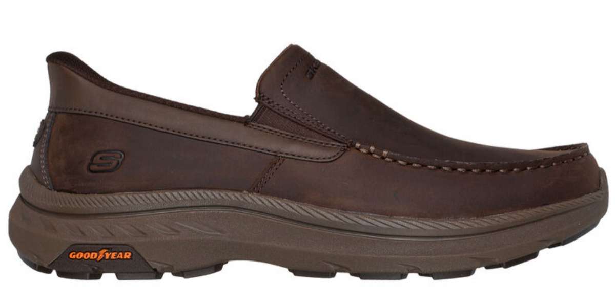 MEN'S SKECHERS SLIP-IN RELAXED FIT: POLLARD - OSGOOD | COCOA MEN'S SKECHERS SLIP-IN RELAXED FIT: POLLARD - OSGOOD | COCOA
