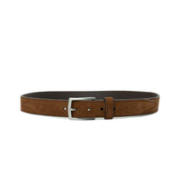 MEN'S MILWAUKEE BOOT CO. VOGEL DRESS BELT | BROWN SUEDE