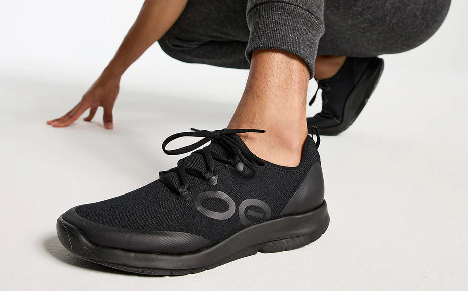 MEN'S OOFOS OOMG SPORT LS LOW SHOE | BLACK – Randy's Shoes