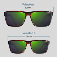 MEN'S REVO WINSTON S | MATTE BLACK / BLUE WATER