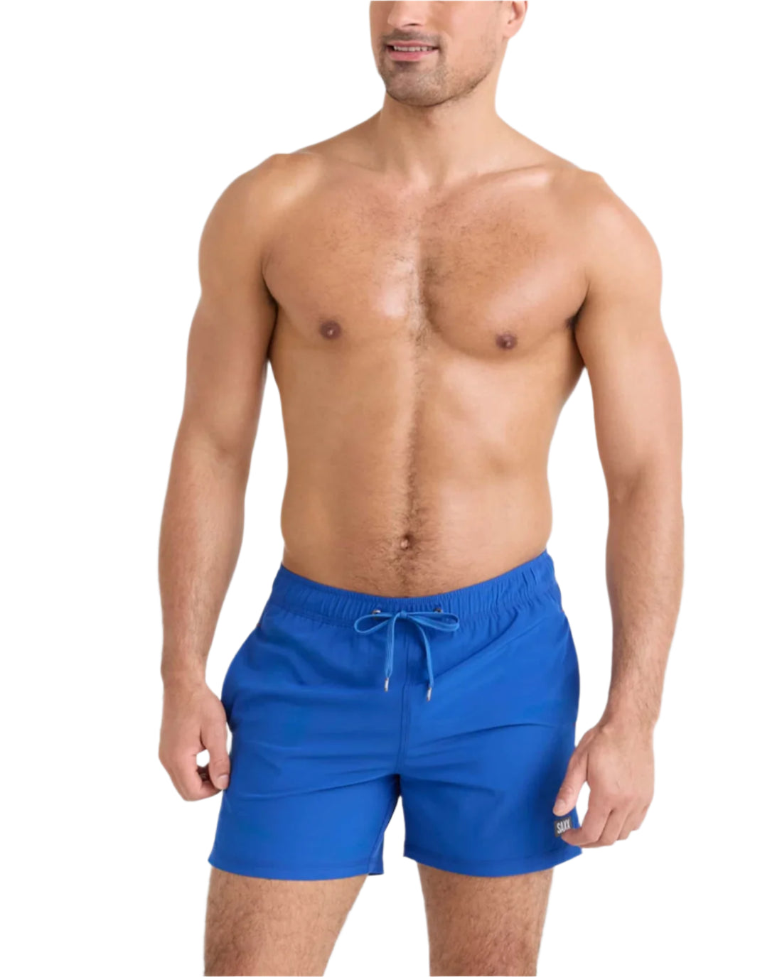 MEN'S SAXX OH BOUY 2N1 STRETCH SWIM VOLLEY 5" WITH LINER | COBALT