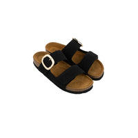 WOMENS NAOT MIAMI SANDAL | BLACK KNIT FABRIC